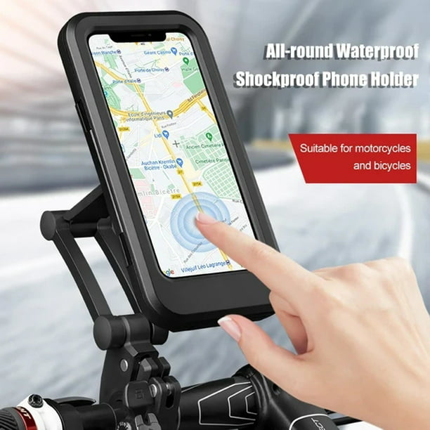 360° Waterproof Bicycle Mount GPS Bracket Bike Phone Case Handlebar Mount Holder 